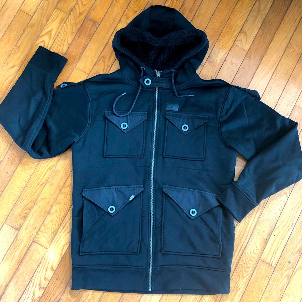 Volcom Men’s Jacket Black Hoodie